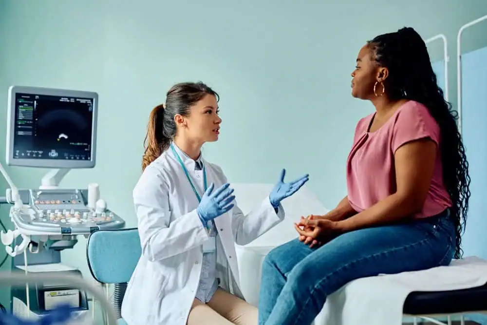 Rejuvenating Intimacy: Exploring Surgical Solutions for Vaginal Laxity 1 Woman have consultation about vaginal laxity Buxton