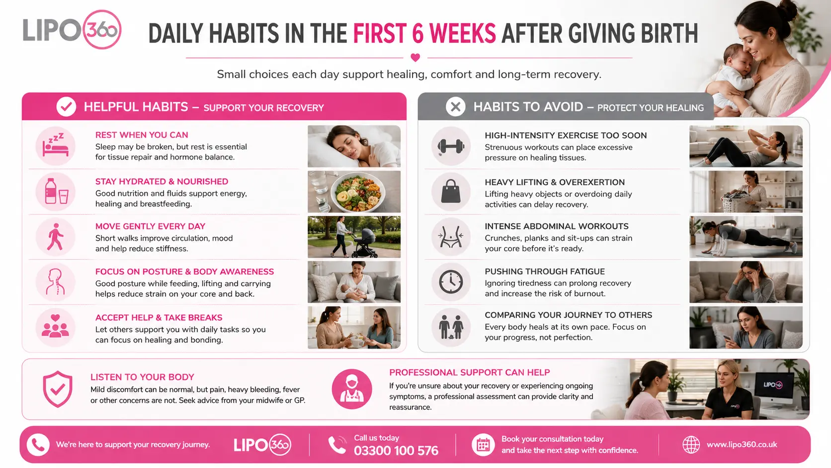 What to Do (and Avoid) in the First 6 Weeks After Giving Birth To Avoid Diastasis Recti 3 First 6 Weeks After Giving Birth To Avoid Diastasis Recti Buxton : Daily Habits in the First 6 Weeks After Giving Birth